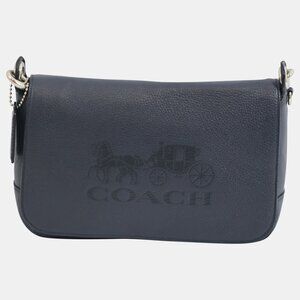 Coach Leather Jes Messenger Bag – Navy